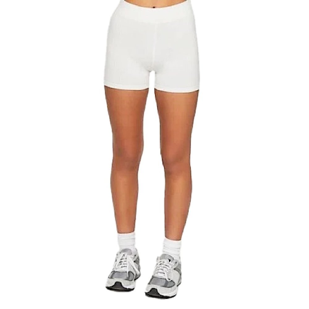 ❤️ FORVER 21 bike shorts white Size L